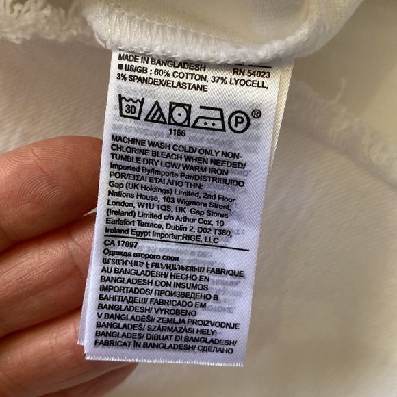 Banana Republic White Denim Mini Skirt - Picture 5 of 5